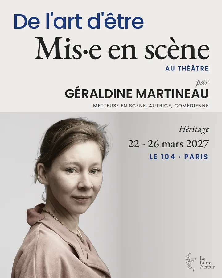Affiche de la session Géraldine Martineau