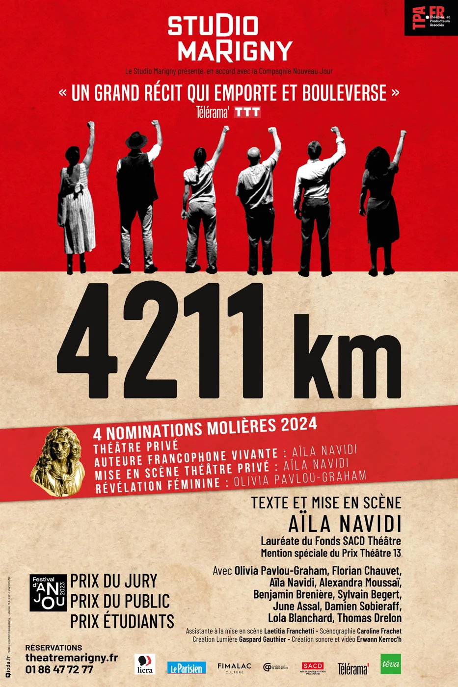 Affiche du spectacle 4211 km