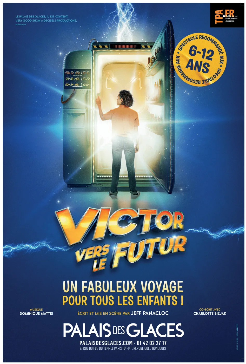 Affiche du spectacle Victor vers le futur