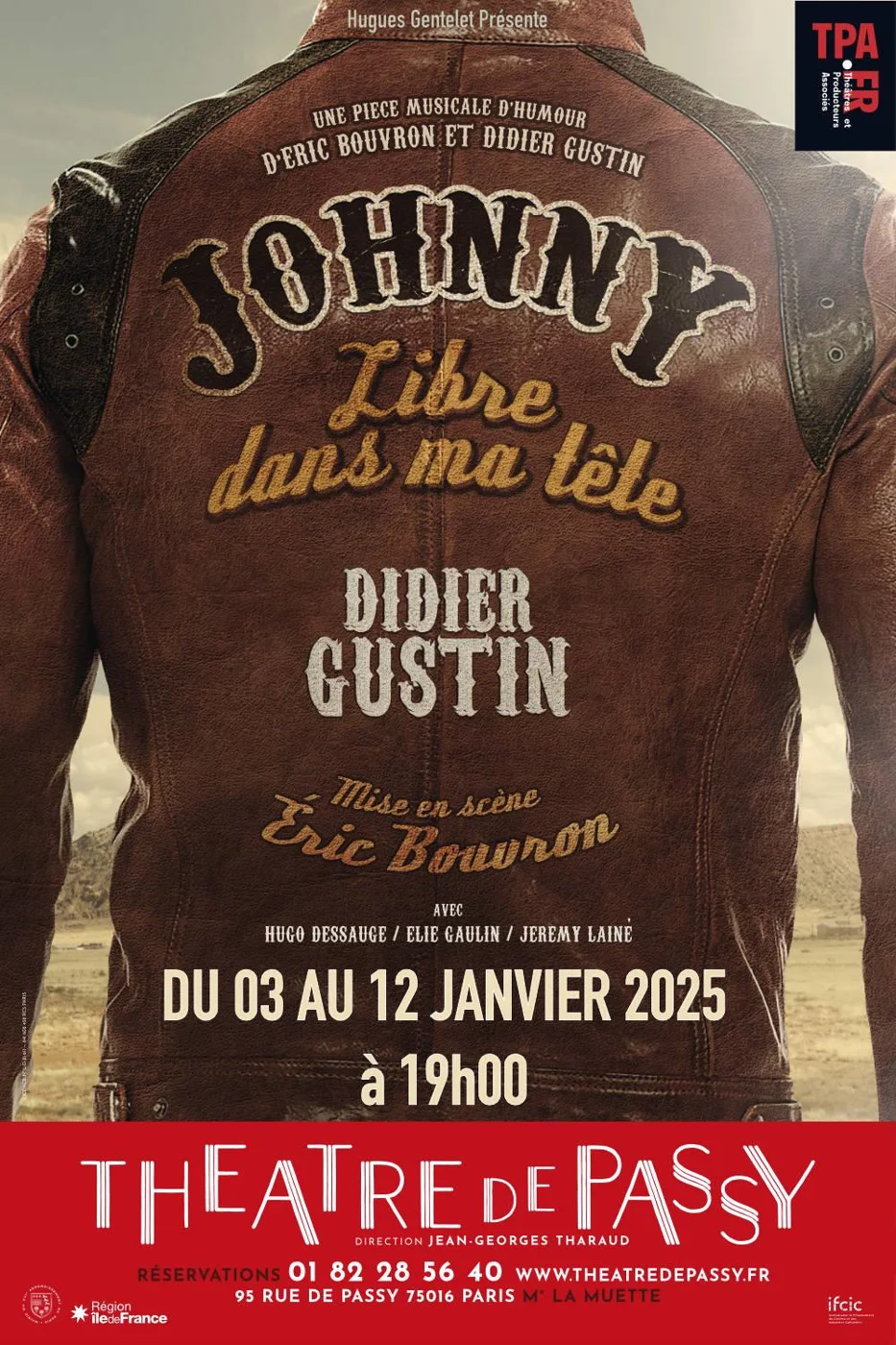 Affiche du spectacle Johnny, libre dans ma tête
