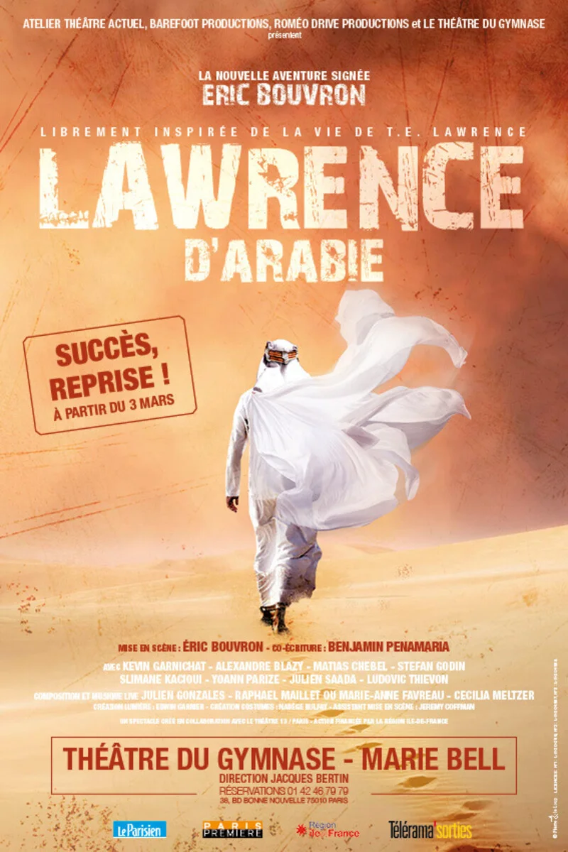 Affiche du spectacle Lawrence d'Arabie