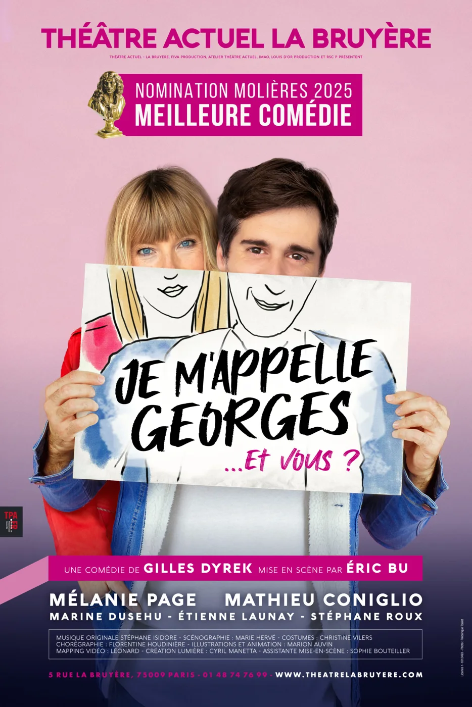 Affiche du spectacle Je m'appelle Georges... et vous ?