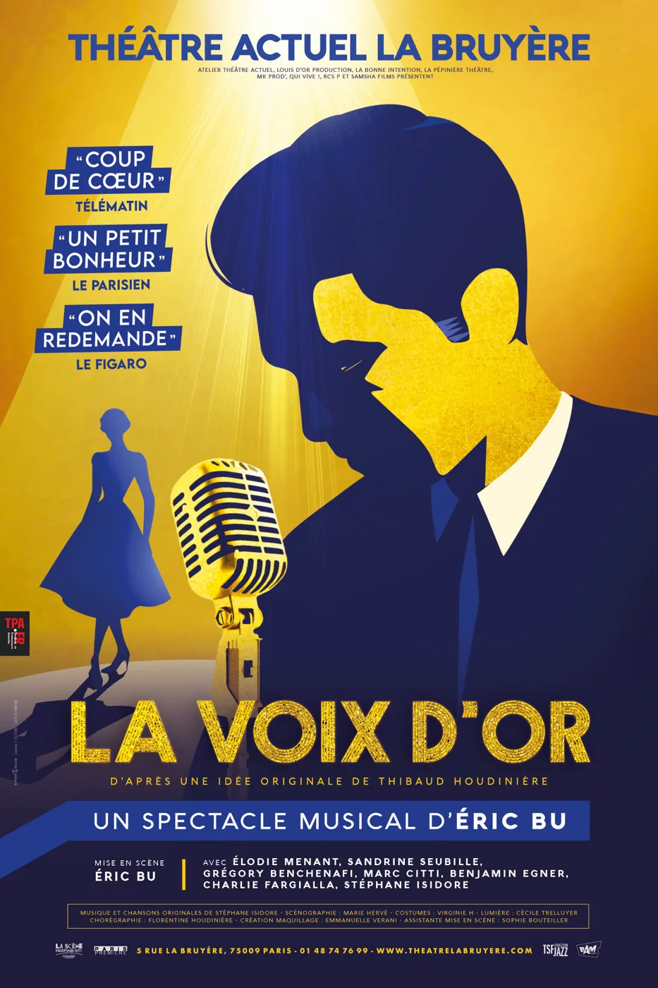 Affiche du spectacle La Voix d'or