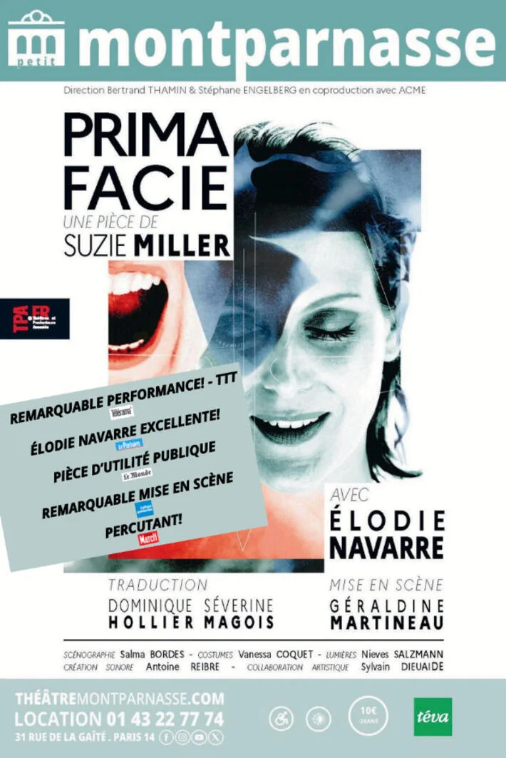 Affiche du spectacle Prima Facie