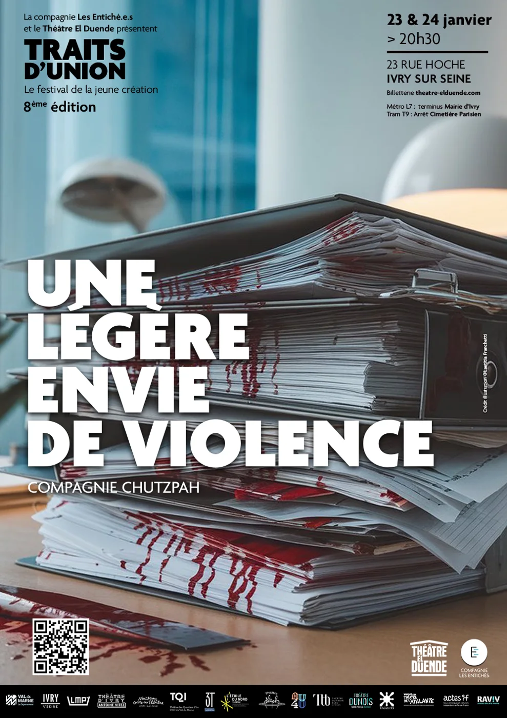 Affiche du spectacle Une légère envie de violence