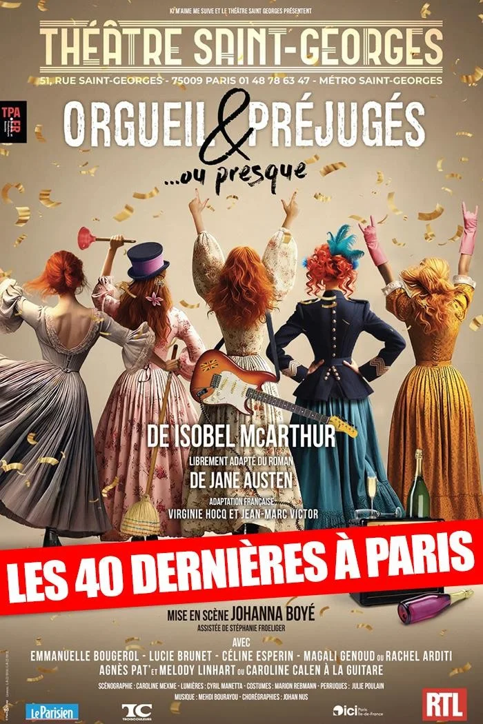 Affiche du spectacle Orgueil et préjugés... ou presque