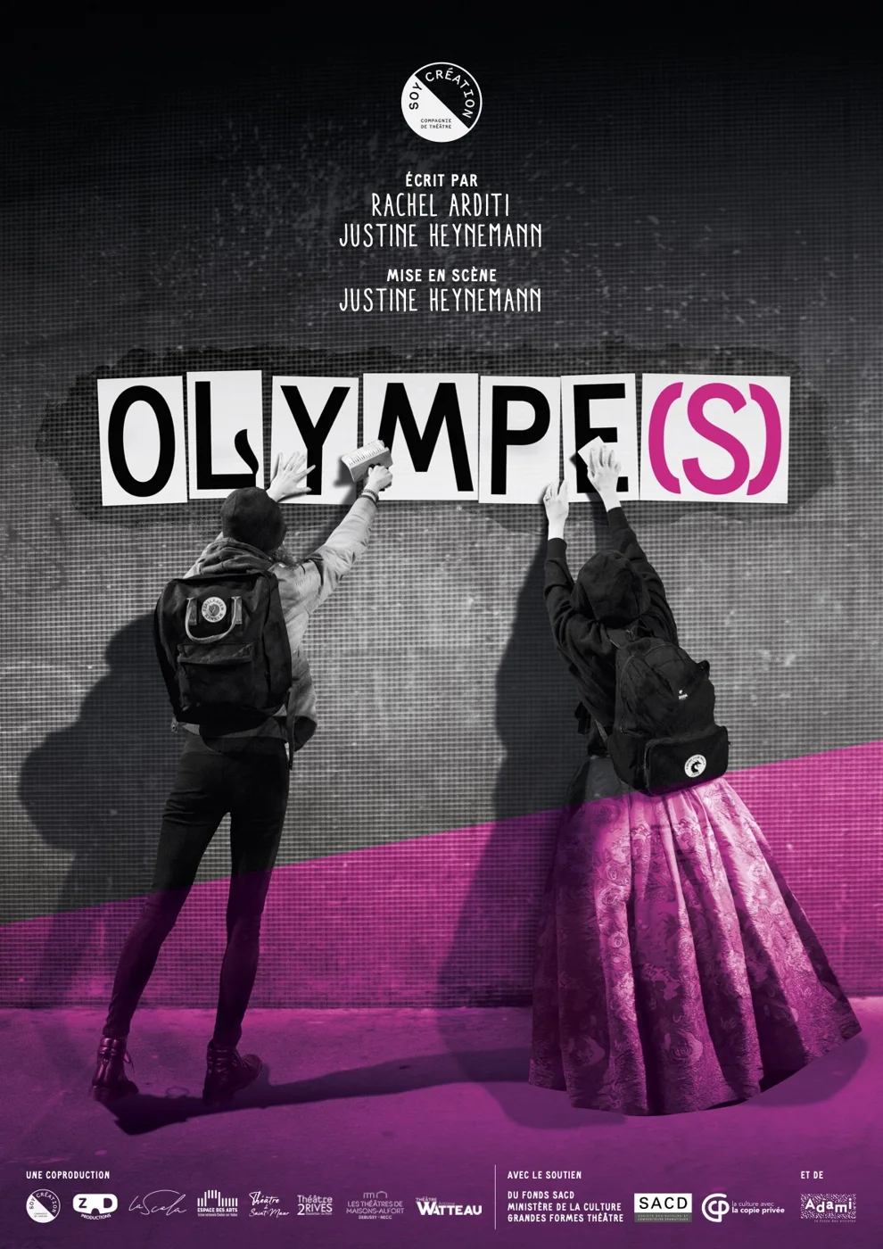 Affiche du spectacle Olympe(s)