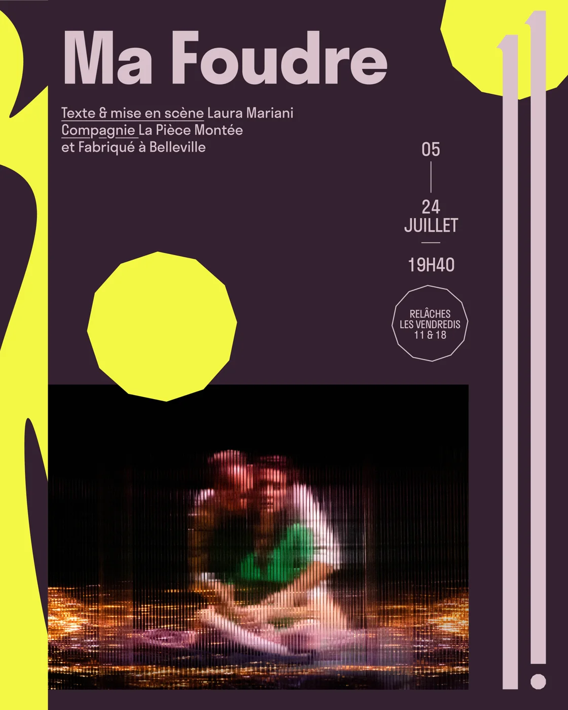 Affiche du spectacle Ma Foudre