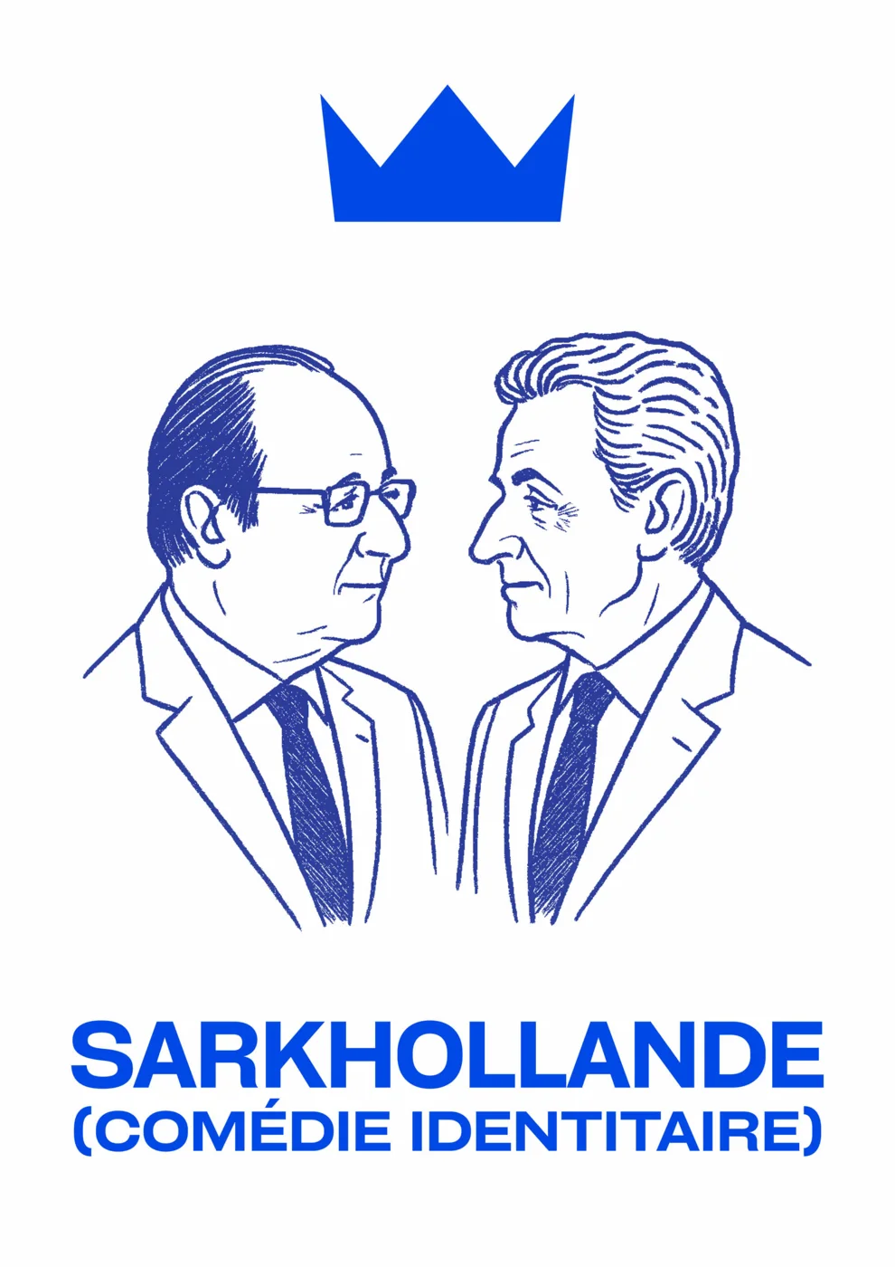 Affiche du spectacle SarkHollande