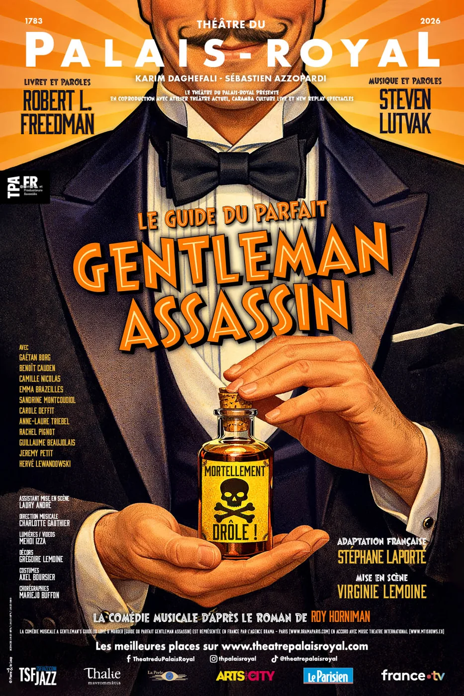Affiche du spectacle Le Guide du parfait gentleman assassin