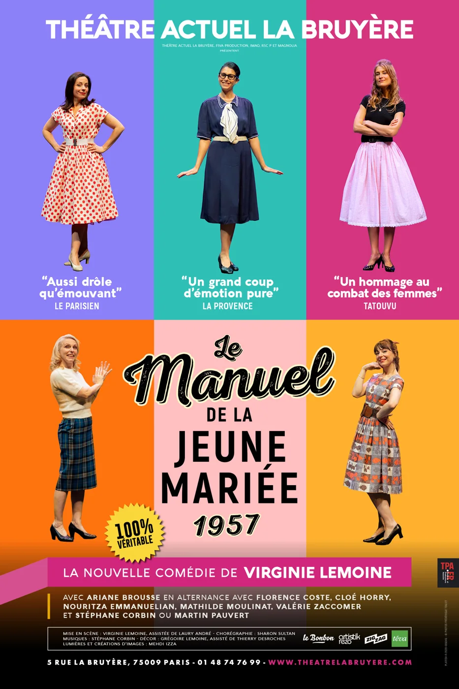 Affiche du spectacle Le Manuel de la jeune mariée 1957