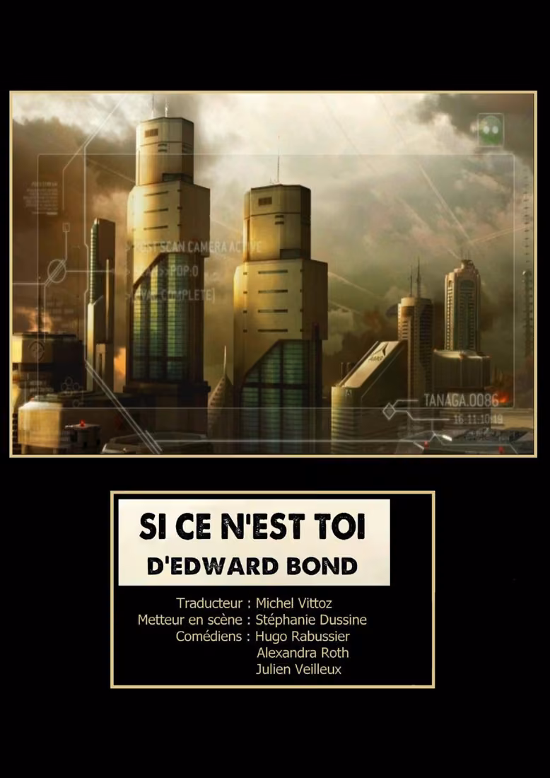 Affiche du spectacle Si ce n’est toi